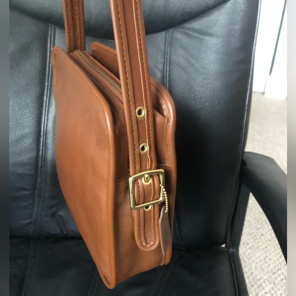 Vintage Coach North-South Compartment Bag
